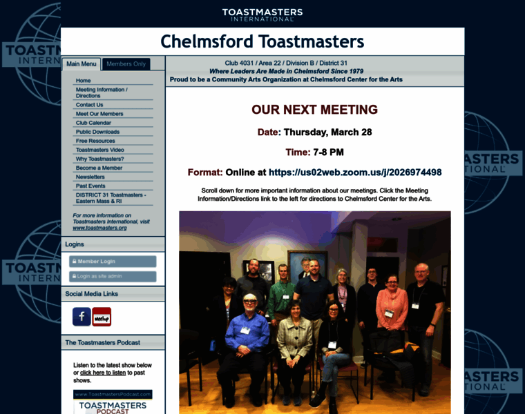 Chelmsfordtoastmasters.org thumbnail