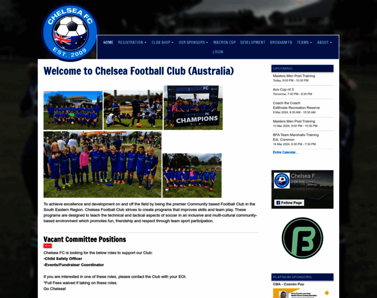 Chelseafootballclub.com.au thumbnail