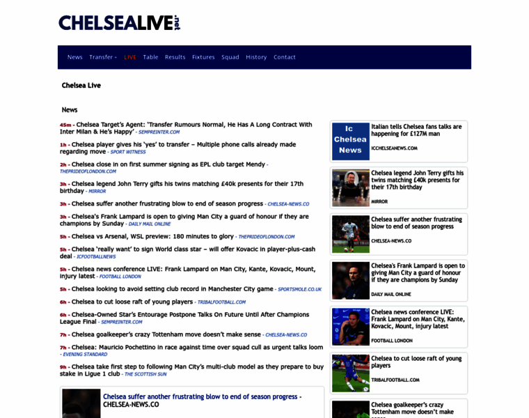 Chelsealive.net thumbnail