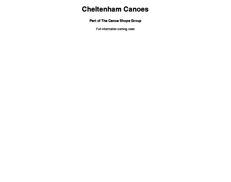 Cheltenham-canoes.co.uk thumbnail