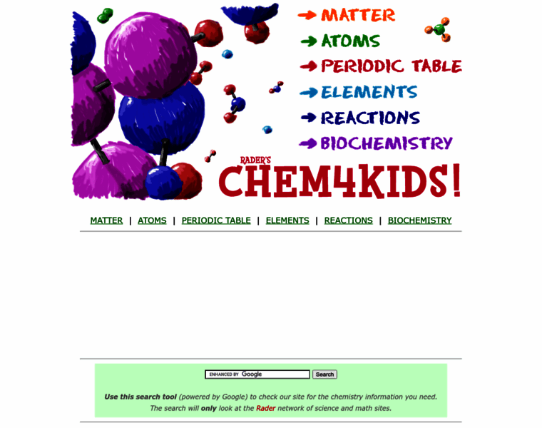 Chem4kids.com thumbnail