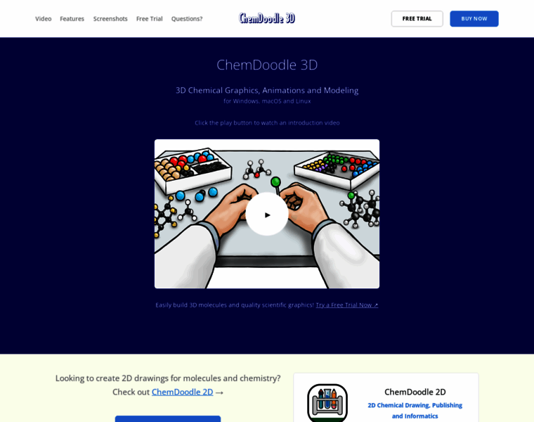 Chemdoodle3d.com thumbnail