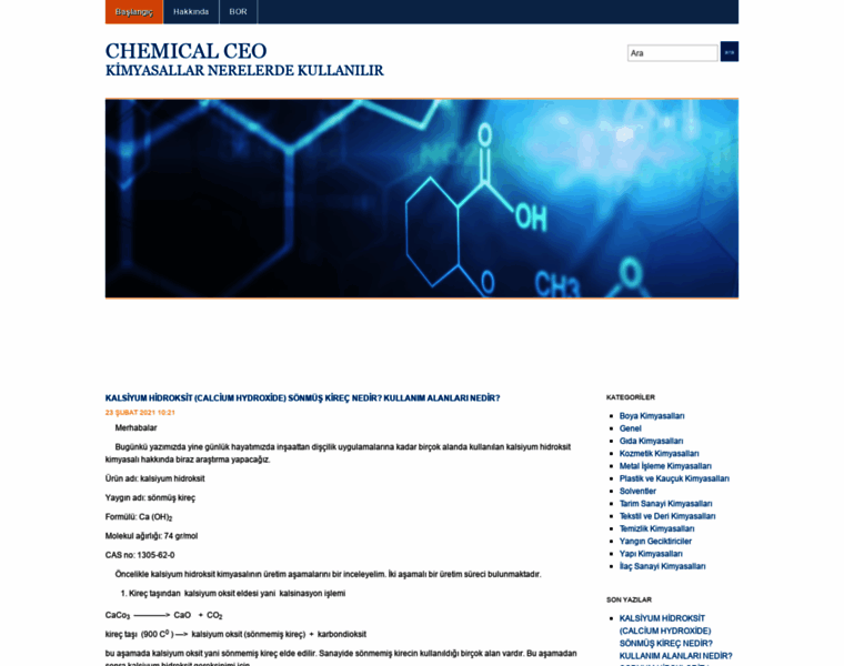 Chemicalceo.com thumbnail