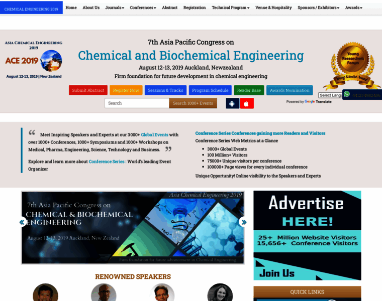 Chemicalengineeringconference.com thumbnail