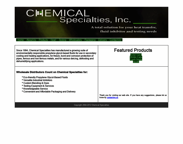 Chemicalspec.com thumbnail