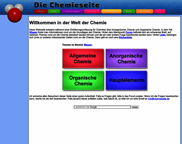 Chemieseite.de thumbnail