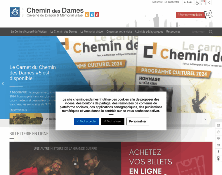 Chemindesdames.fr thumbnail