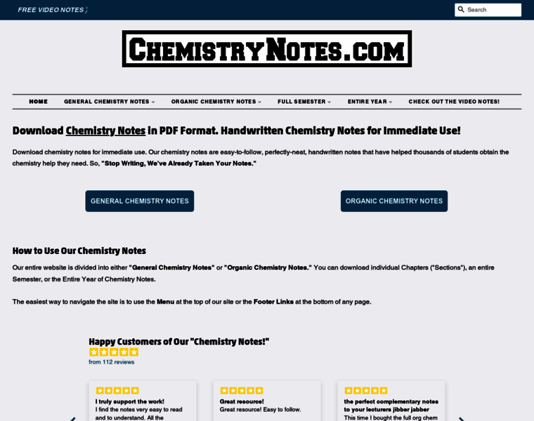 Chemistrynotes.com thumbnail
