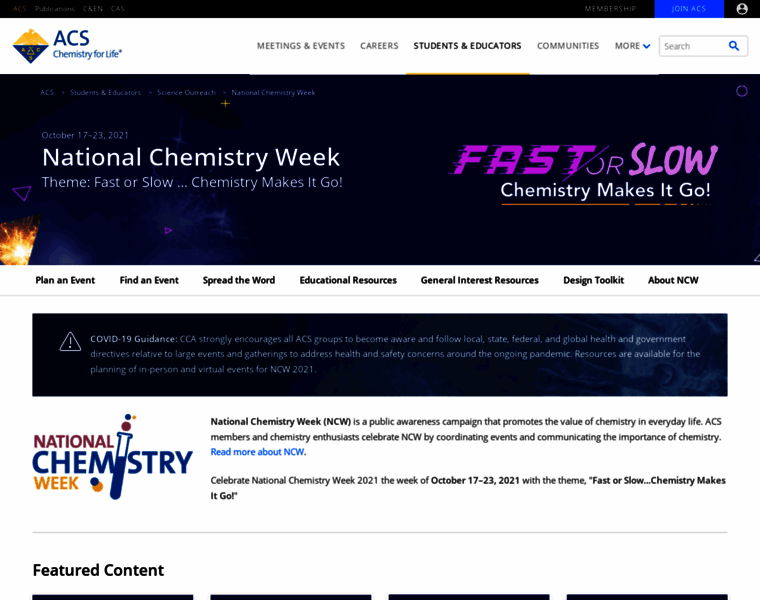 Chemistryweek.org thumbnail