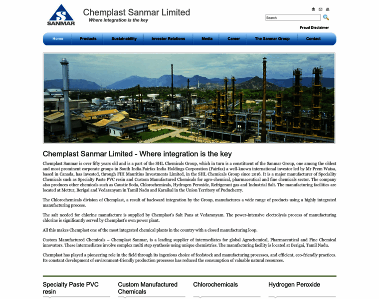 Chemplastsanmar.com thumbnail