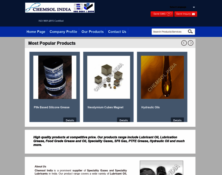 Chemsolindia.com thumbnail
