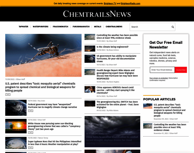 Chemtrailsnews.com thumbnail