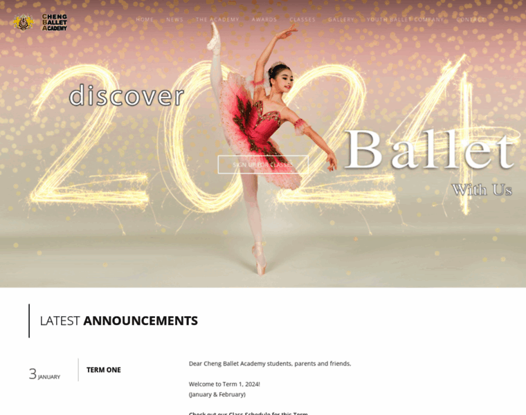Chengballetacademy.com thumbnail