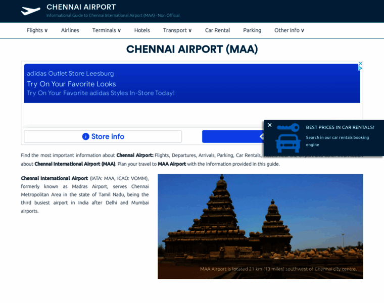 Chennaiairport.com thumbnail