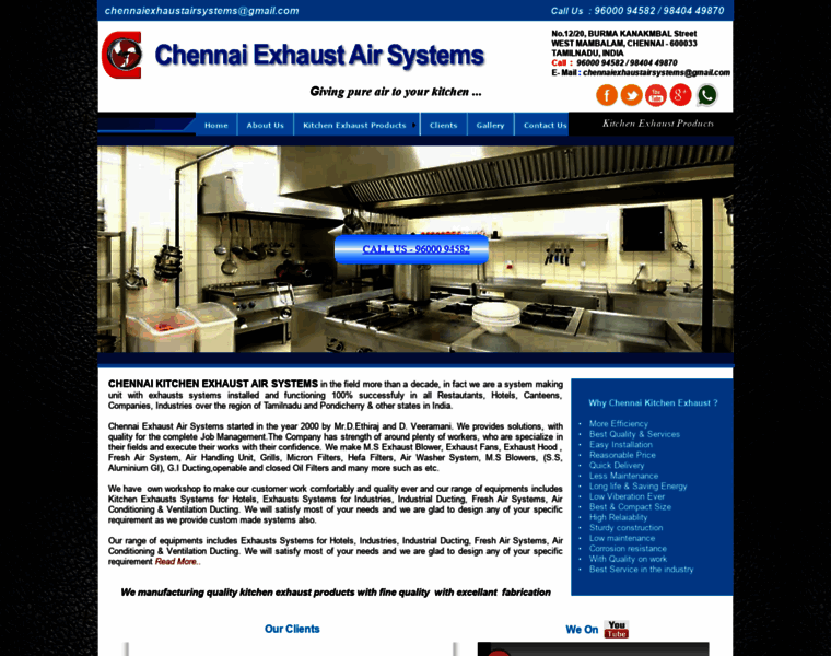 Chennaiexhaustairsystems.com thumbnail