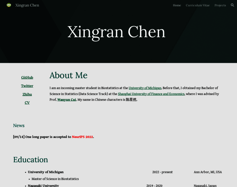 Chenxingran.com thumbnail