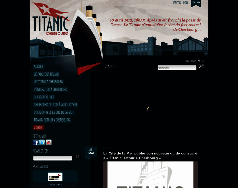 Cherbourg-titanic.com thumbnail