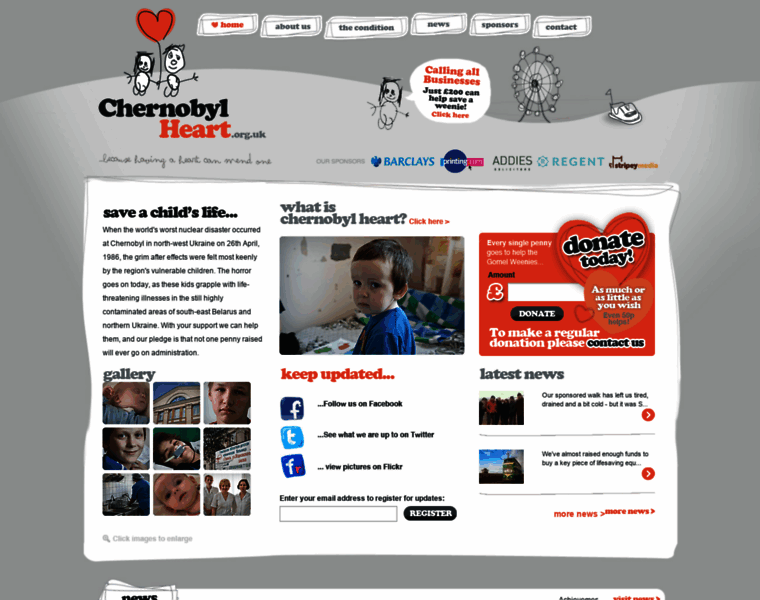 Chernobylheart.org.uk thumbnail