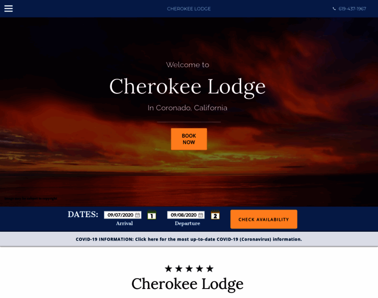 Cherokeelodge.com thumbnail