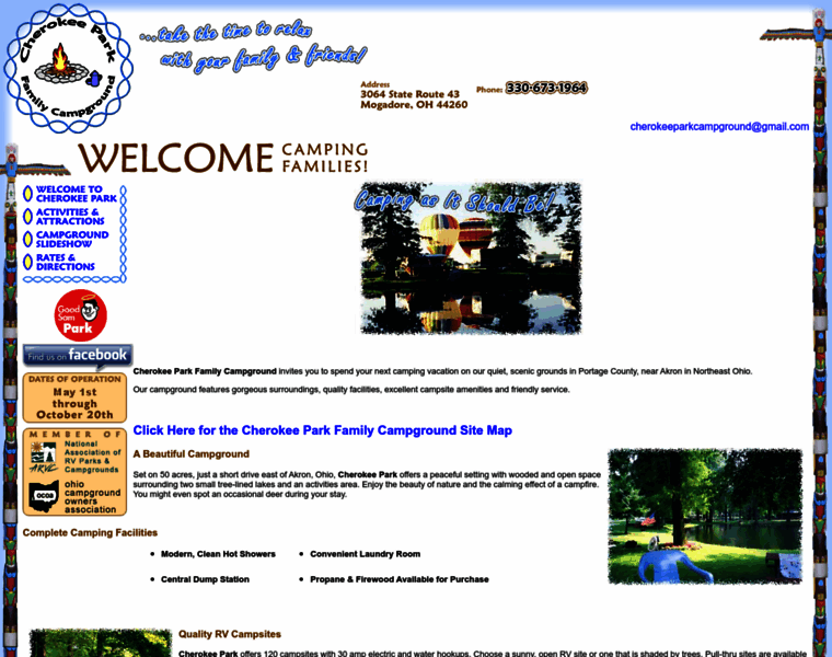 Cherokeeparkcampground.com thumbnail