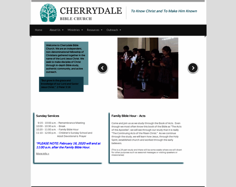 Cherrydalebible.org thumbnail