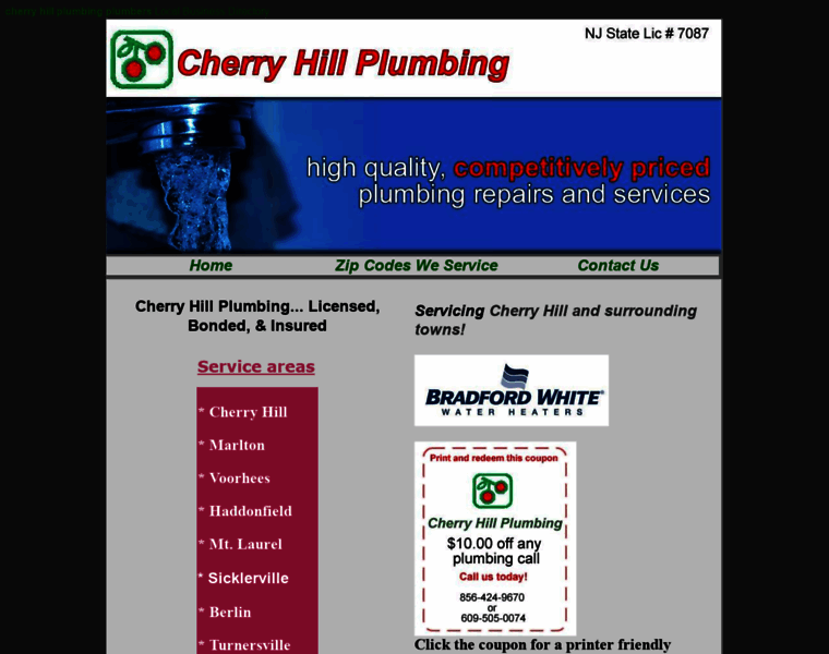 Cherryhillplumbing.net thumbnail