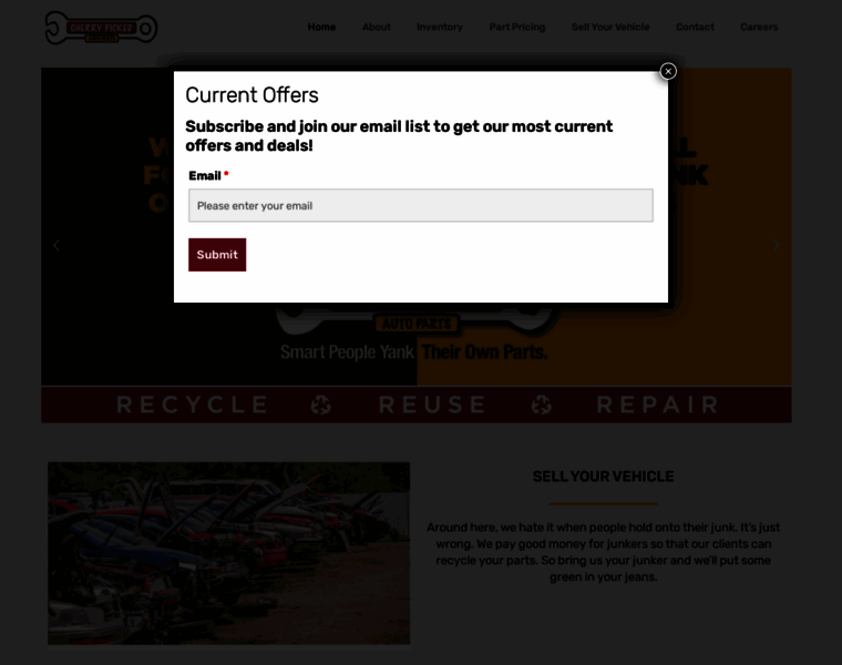 Cherrypickedparts.com thumbnail