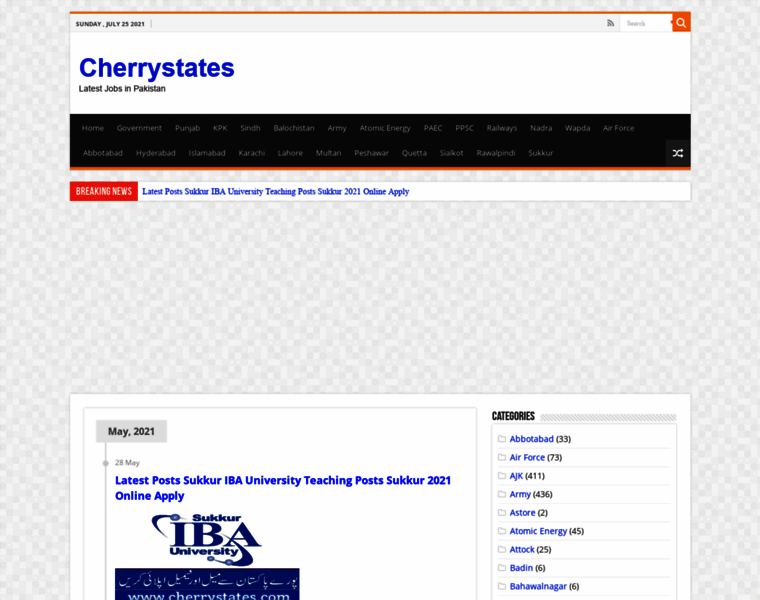Cherrystates.com thumbnail