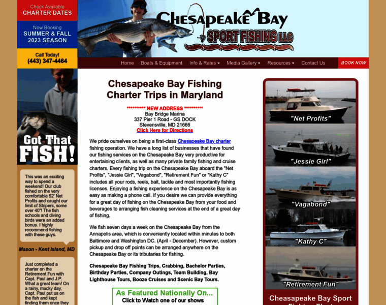 Chesapeakebaysportfishing.com thumbnail