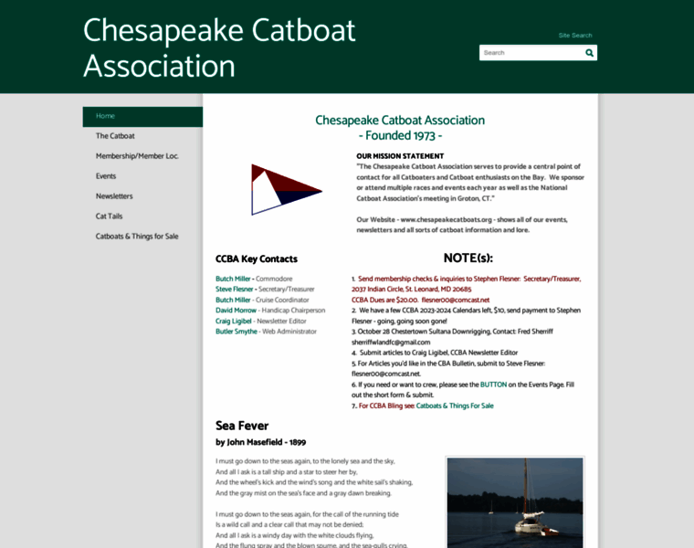 Chesapeakecatboats.org thumbnail