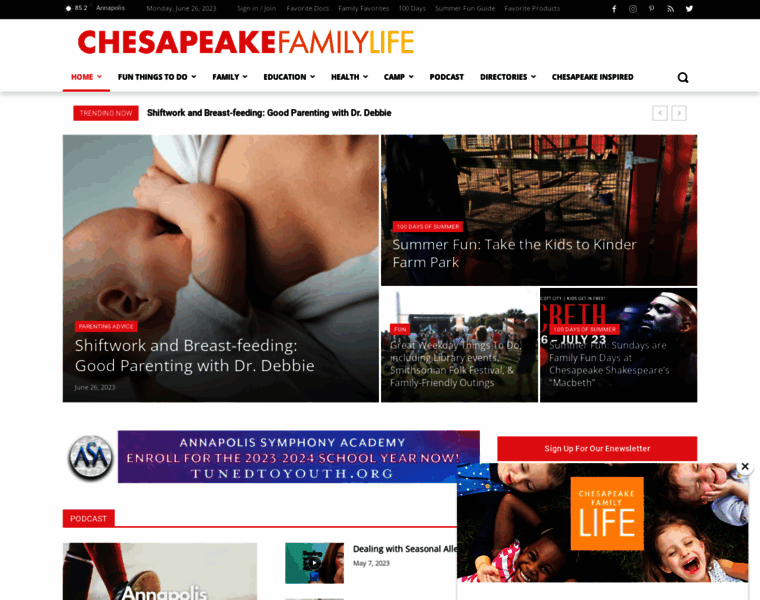 Chesapeakefamily.com thumbnail