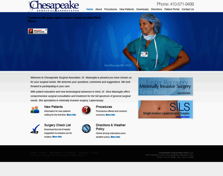 Chesapeakesurgery.com thumbnail