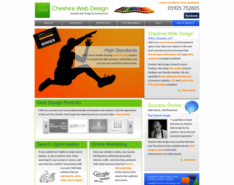 Cheshire-webdesign.co.uk thumbnail