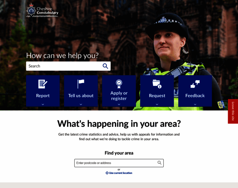 Cheshire.police.uk thumbnail