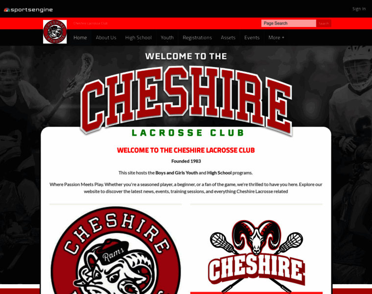 Cheshirelacrosse.com thumbnail