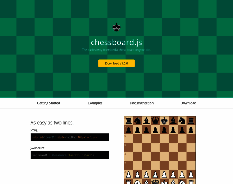 Chessboardjs.com thumbnail