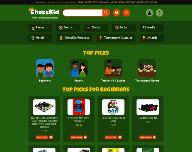 Chesskidshop.com thumbnail
