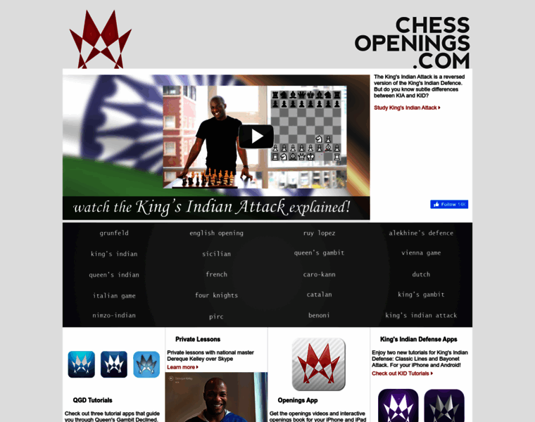 Chessopenings.com thumbnail