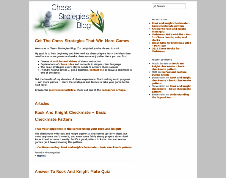 Chessstrategiesblog.com thumbnail