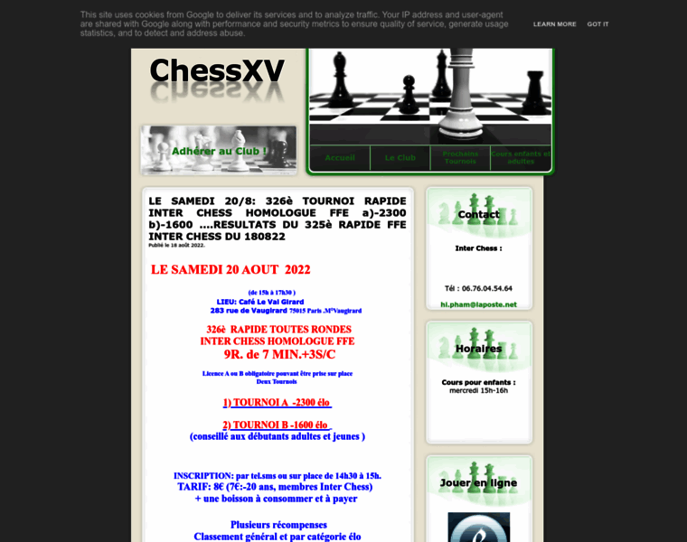 Chessxv.fr thumbnail