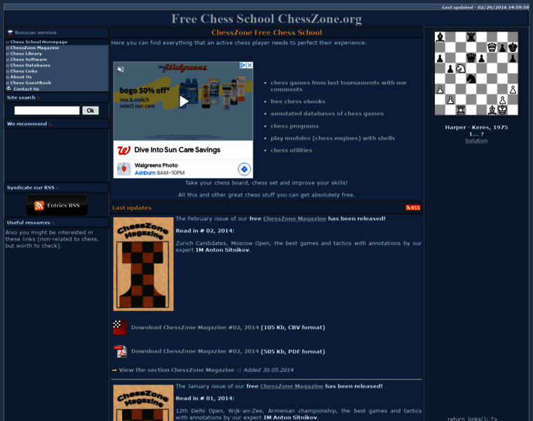 Chesszone.org thumbnail