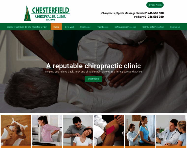 Chesterfieldchiropractics.co.uk thumbnail