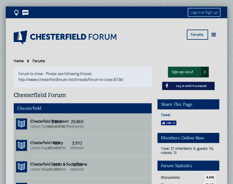 Chesterfieldforum.net thumbnail