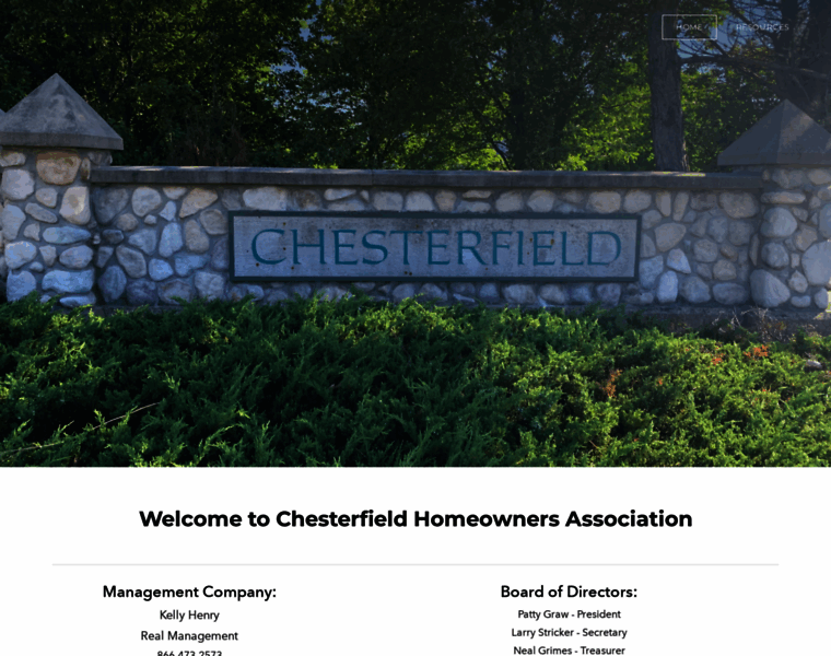 Chesterfieldhomeowners.com thumbnail