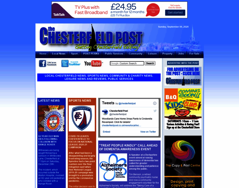 Chesterfieldpost.co.uk thumbnail