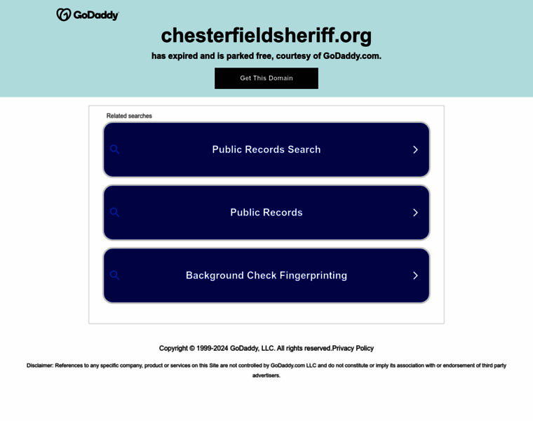 Chesterfieldsheriff.org thumbnail