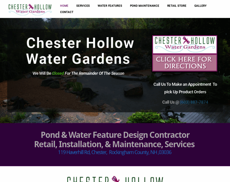 Chesterhollowwatergardens.com thumbnail