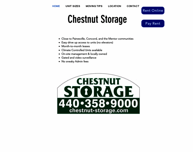 Chestnut-storage.com thumbnail