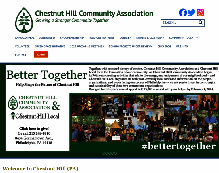 Chestnuthill.org thumbnail
