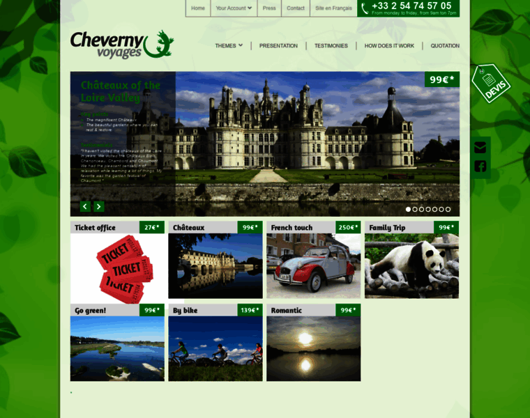 Cheverny-voyages.com thumbnail